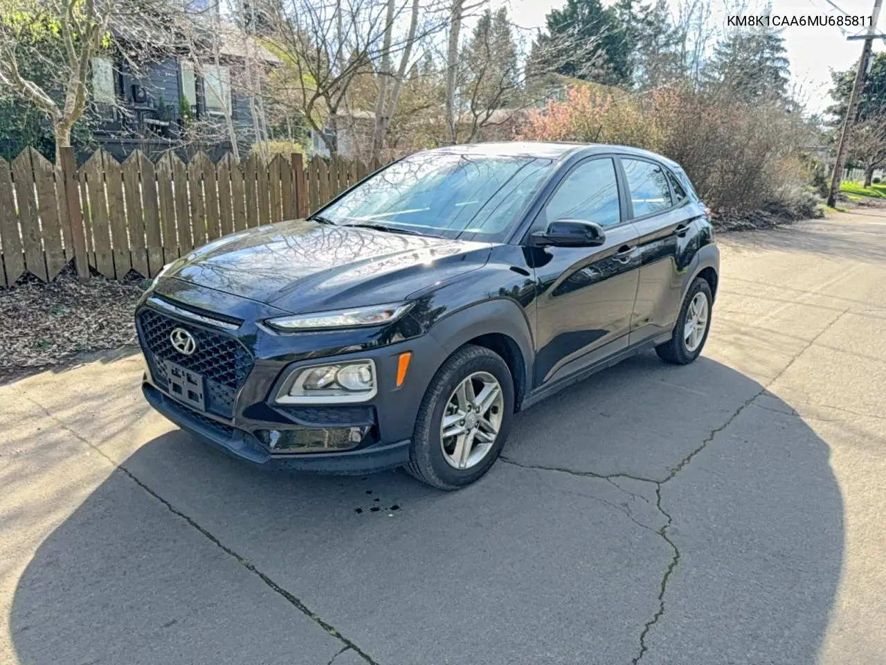 KM8K1CAA6MU685811 2021 Hyundai Kona Se