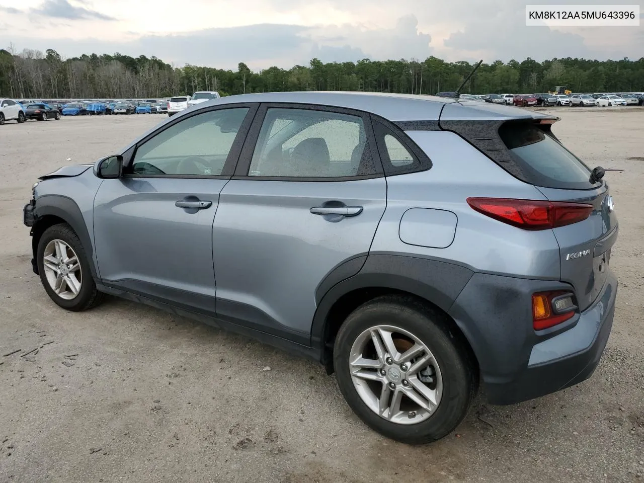 2021 Hyundai Kona Se VIN: KM8K12AA5MU643396 Lot: 67110704