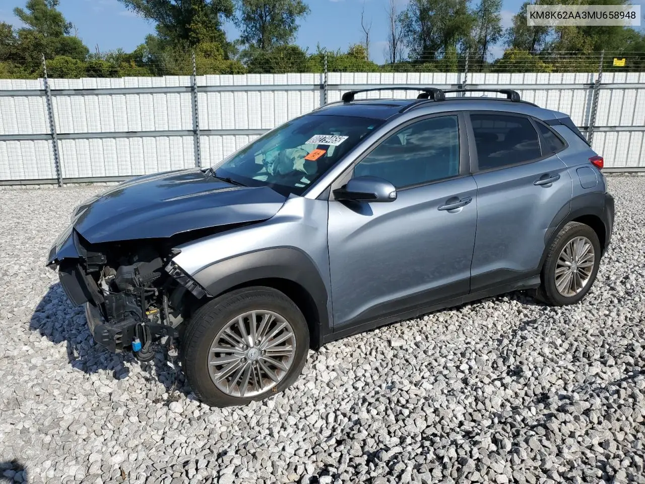 KM8K62AA3MU658948 2021 Hyundai Kona Sel Plus