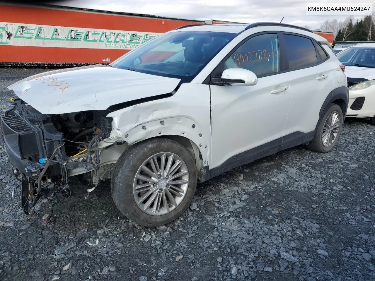 KM8K6CAA4MU624247 2021 Hyundai Kona Sel Plus