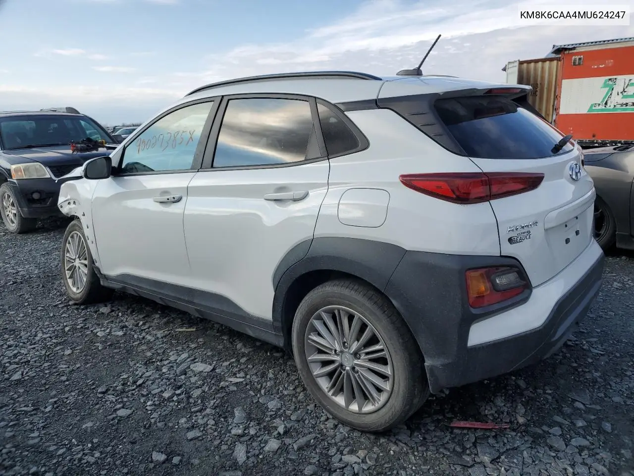 KM8K6CAA4MU624247 2021 Hyundai Kona Sel Plus