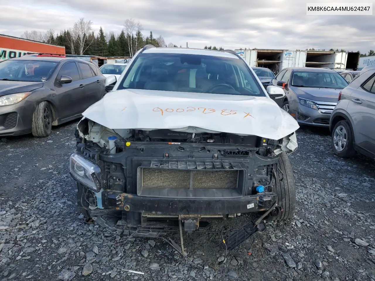 KM8K6CAA4MU624247 2021 Hyundai Kona Sel Plus