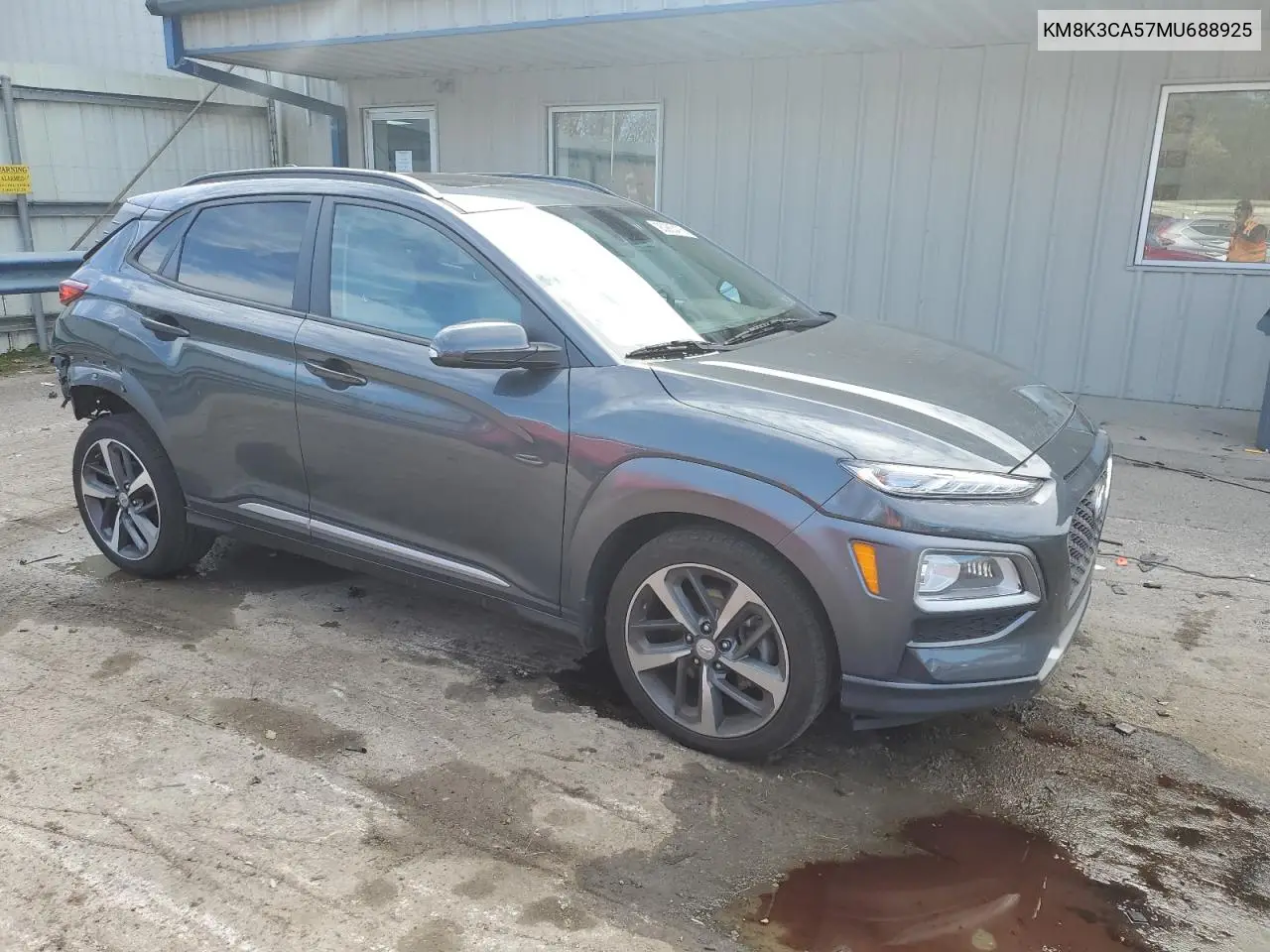 KM8K3CA57MU688925 2021 Hyundai Kona Limited