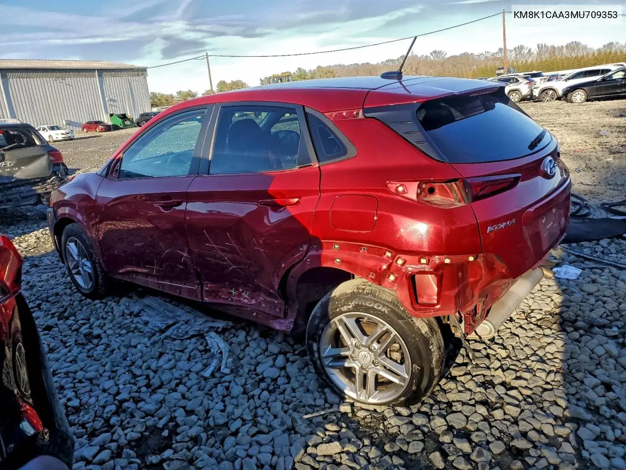KM8K1CAA3MU709353 2021 Hyundai Kona Se