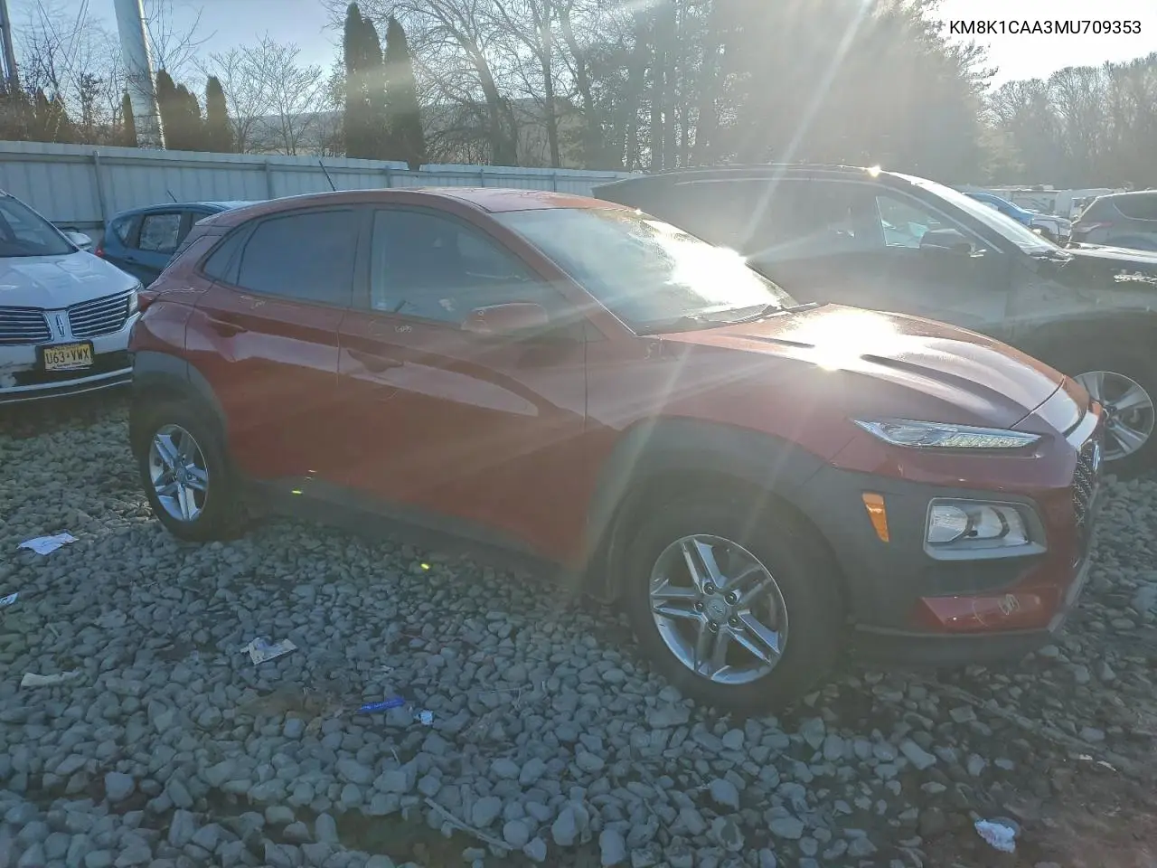KM8K1CAA3MU709353 2021 Hyundai Kona Se