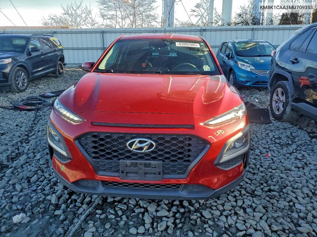 KM8K1CAA3MU709353 2021 Hyundai Kona Se