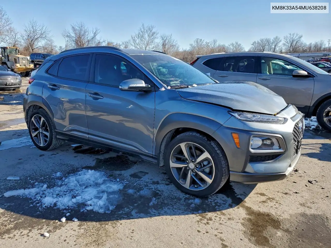 KM8K33A54MU638208 2021 Hyundai Kona Limited