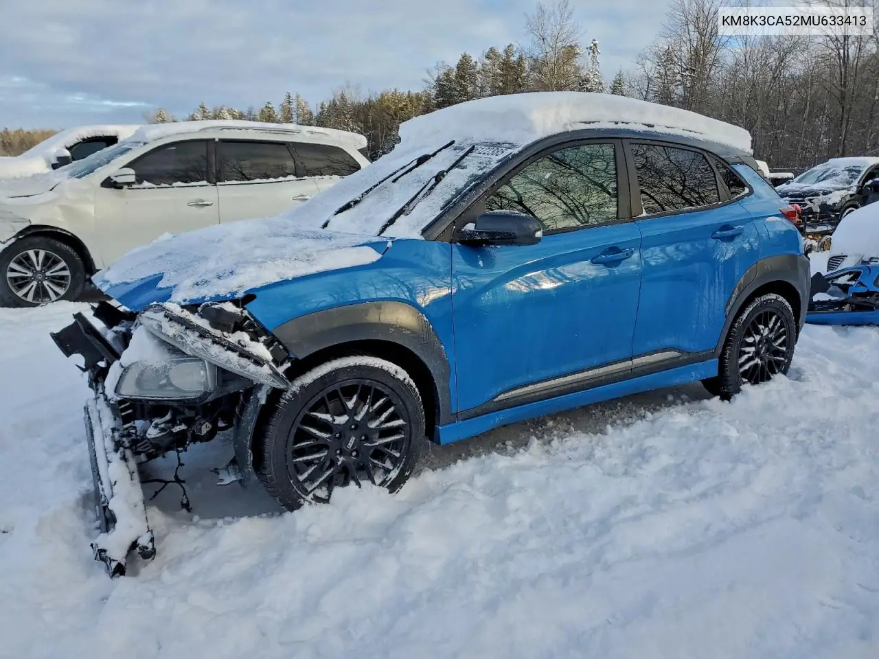 KM8K3CA52MU633413 2021 Hyundai Kona Limited