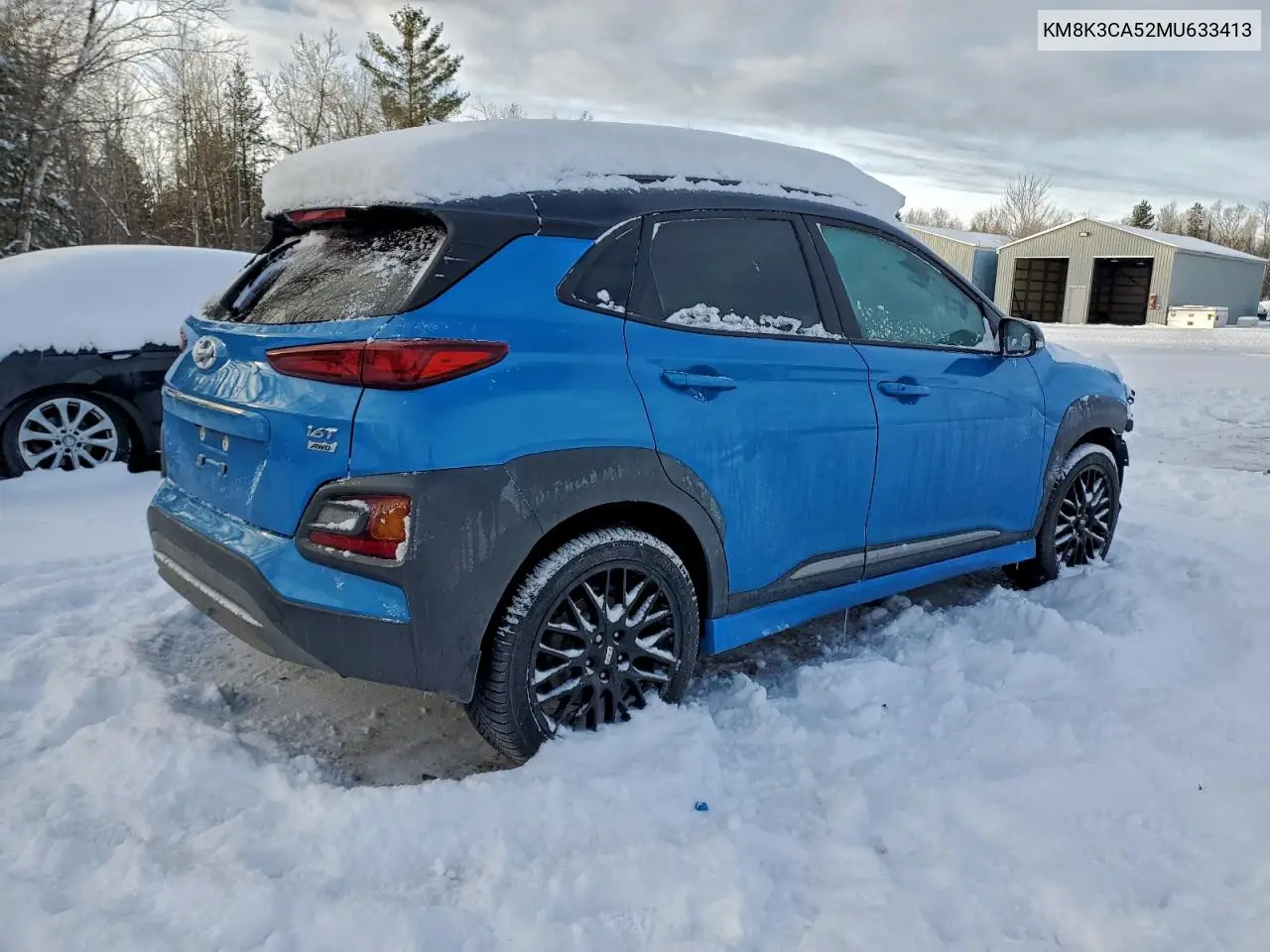KM8K3CA52MU633413 2021 Hyundai Kona Limited