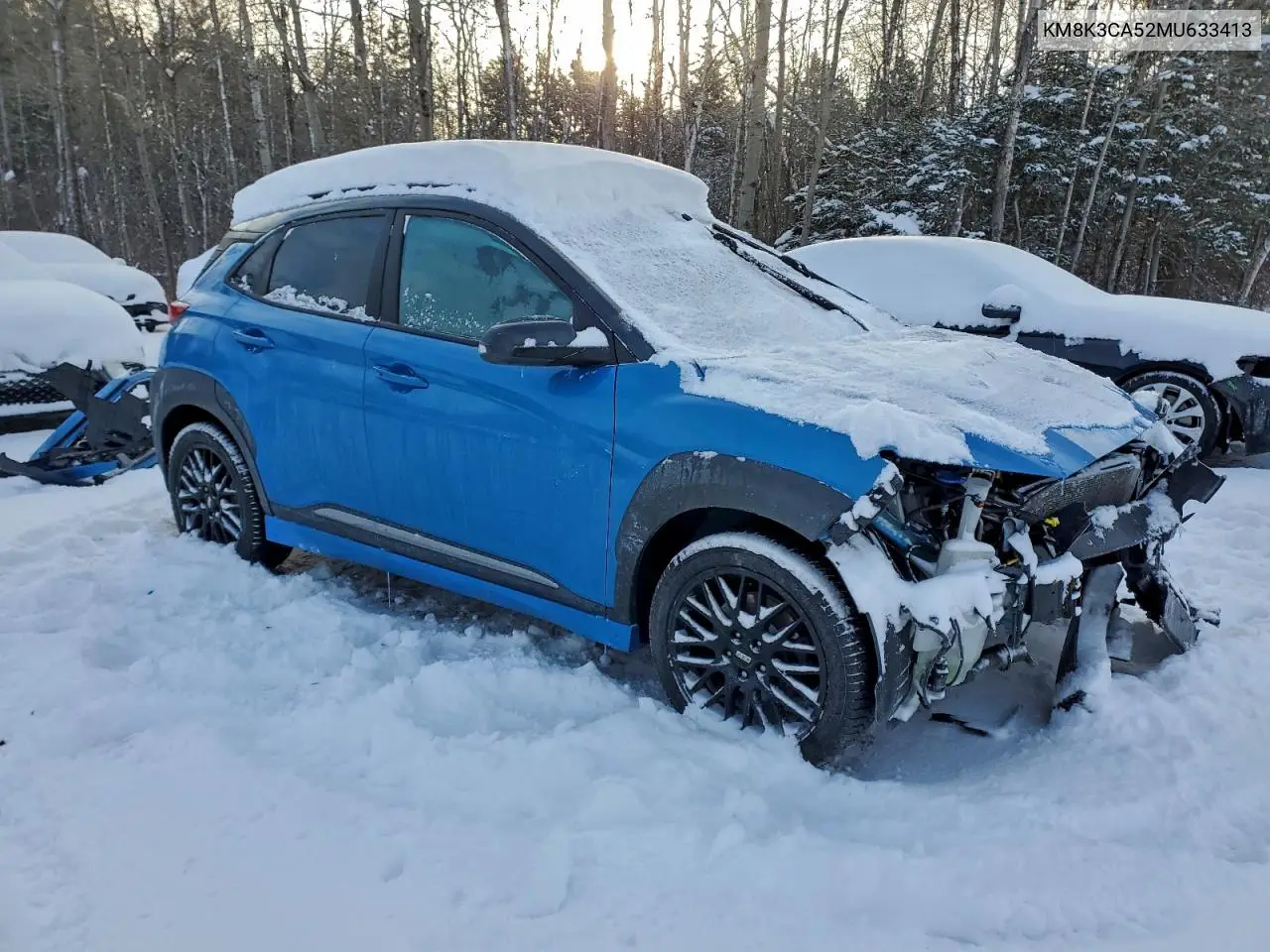 KM8K3CA52MU633413 2021 Hyundai Kona Limited