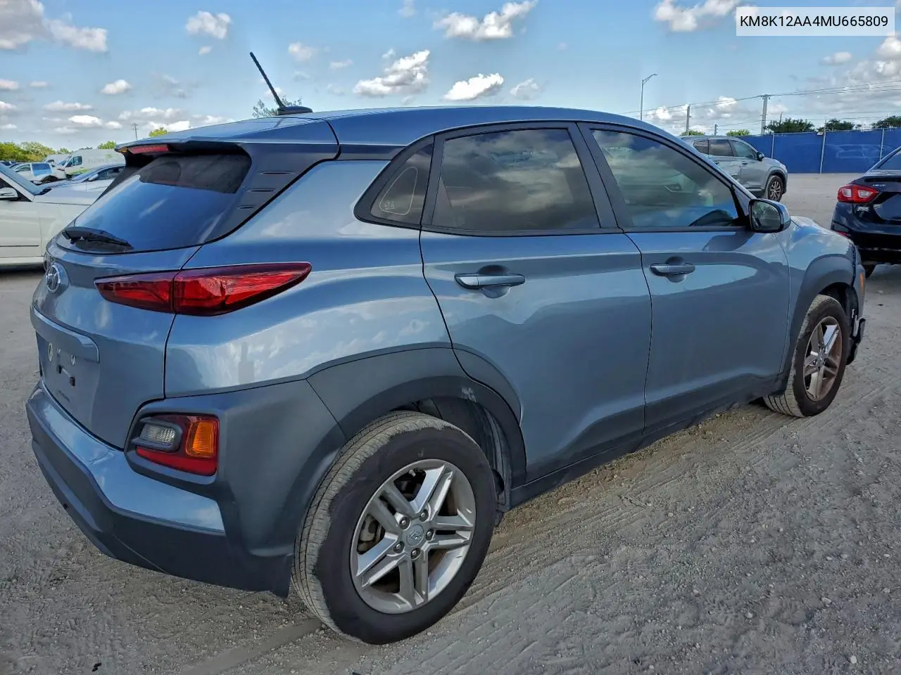 KM8K12AA4MU665809 2021 Hyundai Kona Se