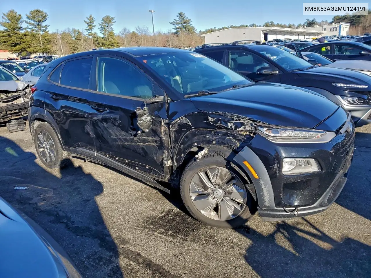 KM8K53AG2MU124191 2021 Hyundai Kona Ultimate