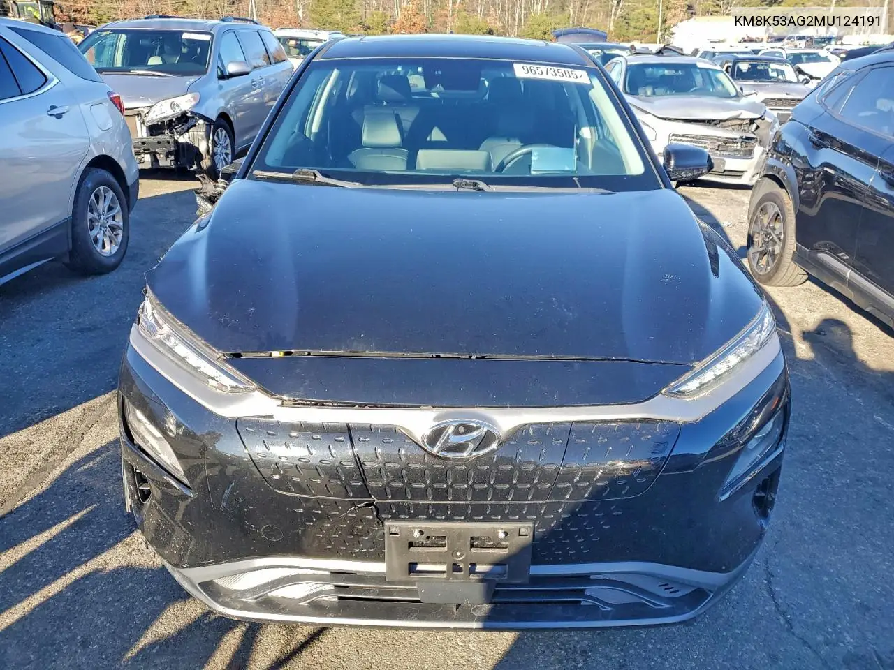 KM8K53AG2MU124191 2021 Hyundai Kona Ultimate