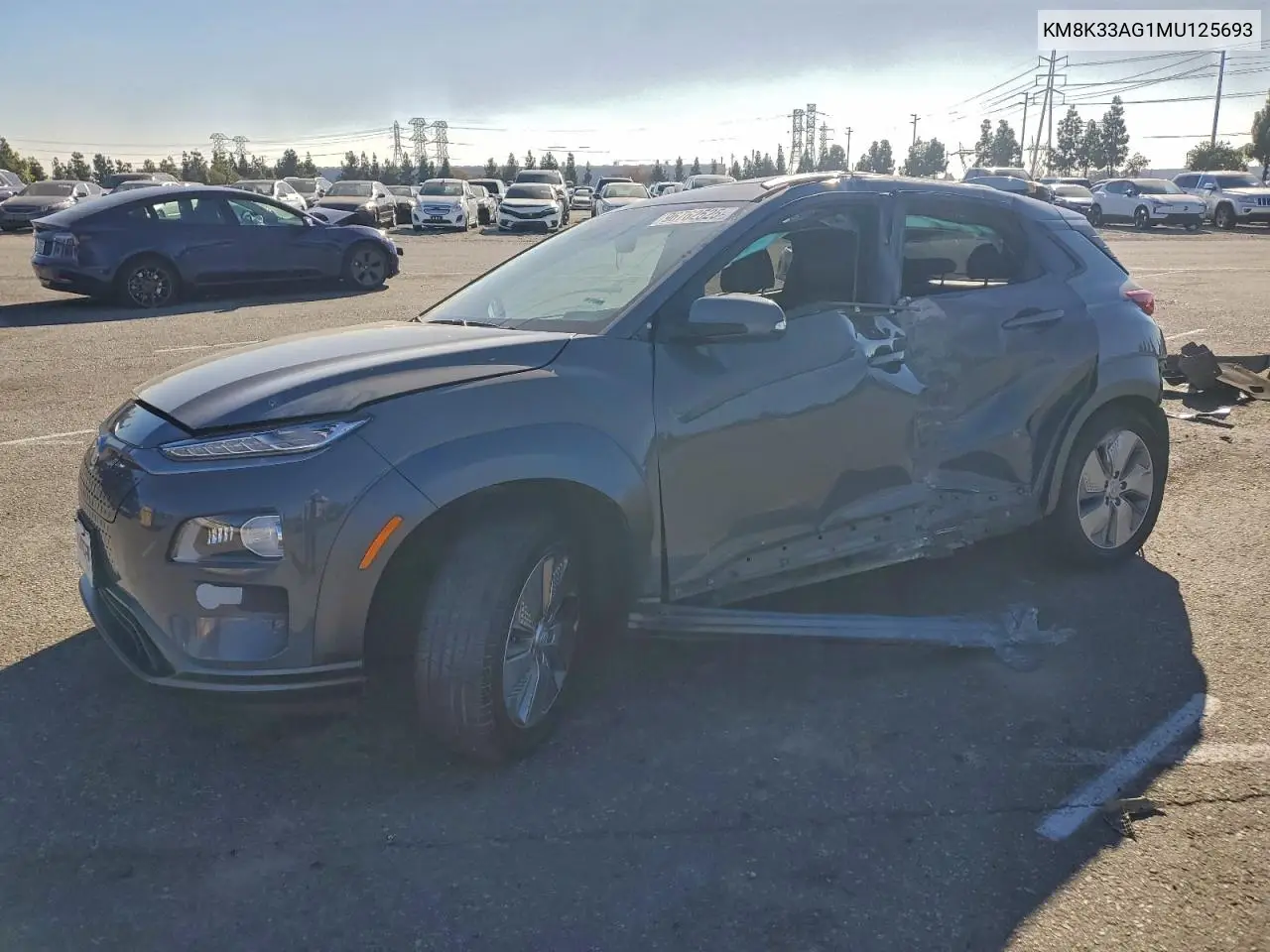 KM8K33AG1MU125693 2021 Hyundai Kona Limited