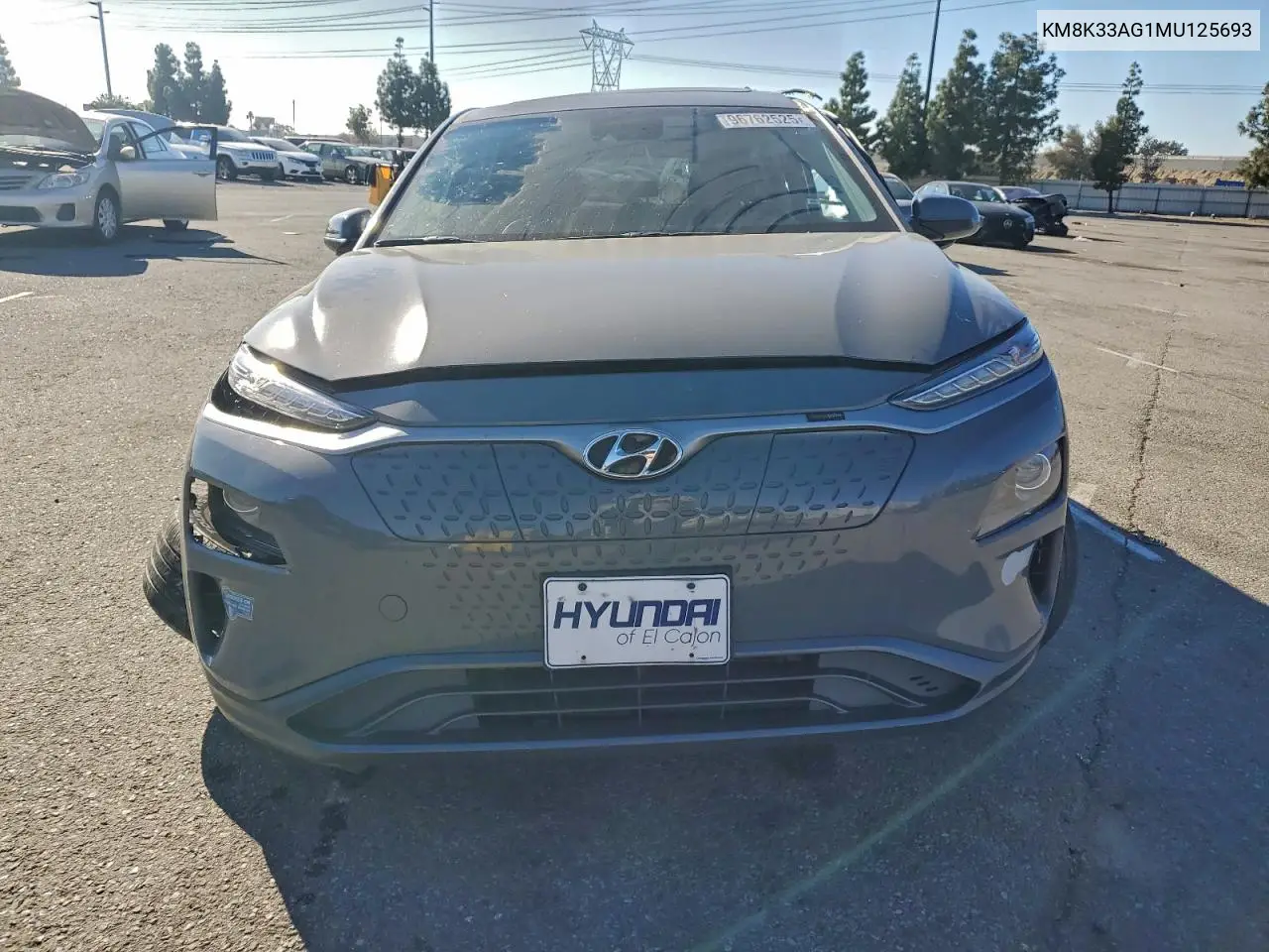 KM8K33AG1MU125693 2021 Hyundai Kona Limited
