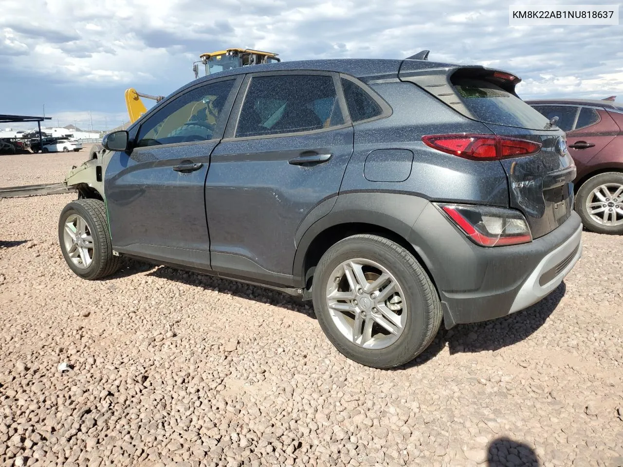 2022 Hyundai Kona Sel VIN: KM8K22AB1NU818637 Lot: 69022724