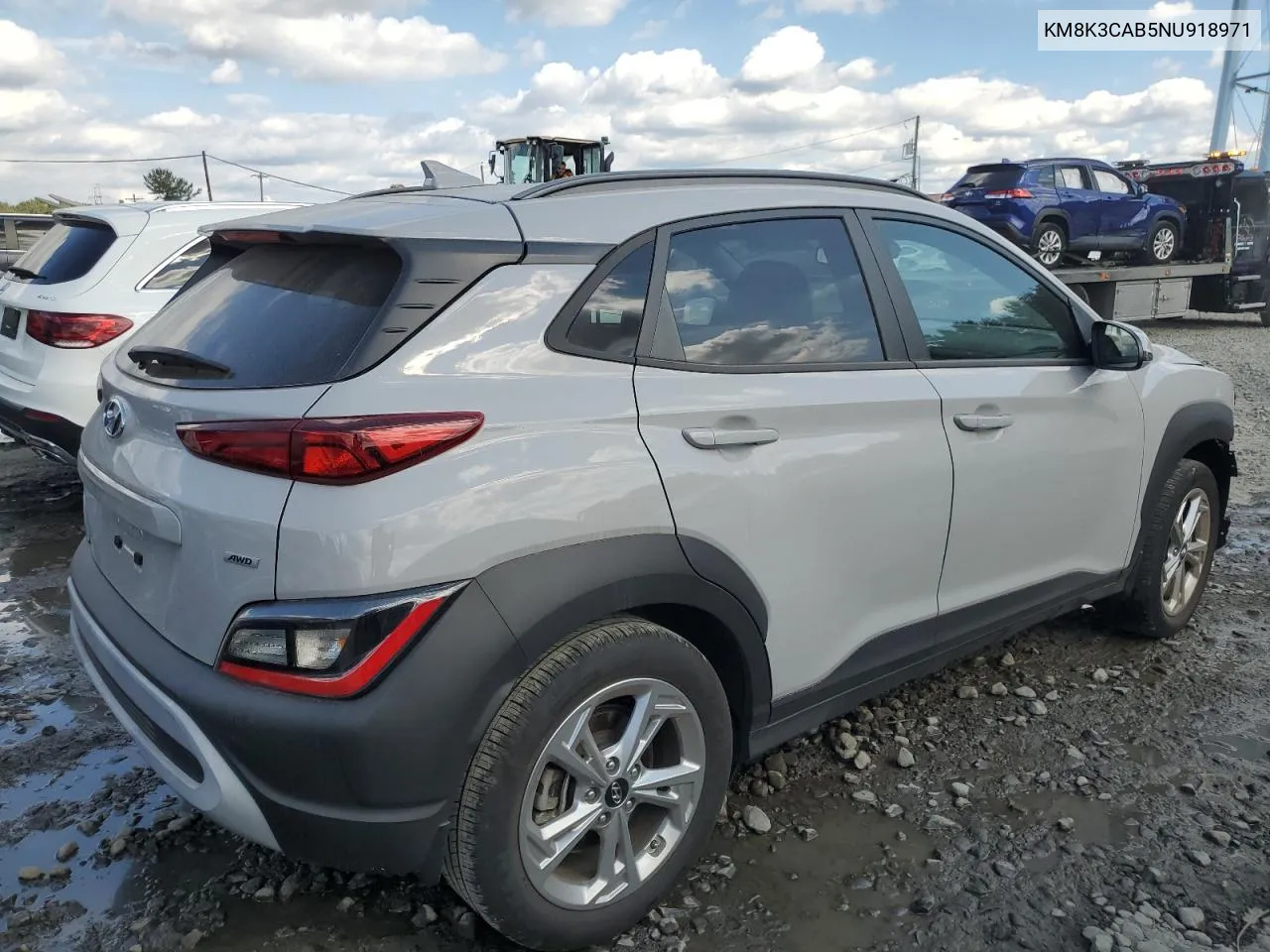 2022 Hyundai Kona Sel VIN: KM8K3CAB5NU918971 Lot: 72011244