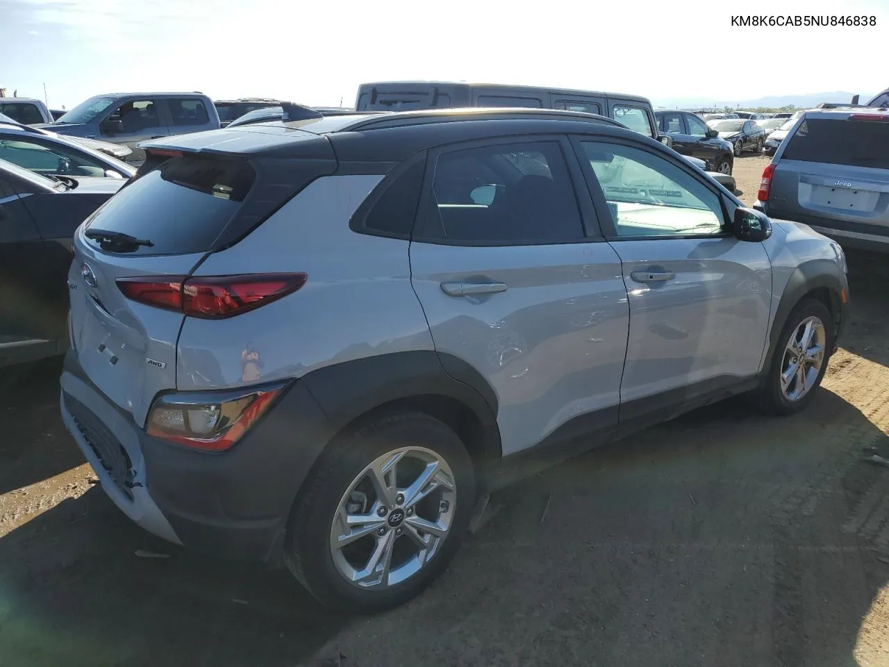 KM8K6CAB5NU846838 2022 Hyundai Kona Sel