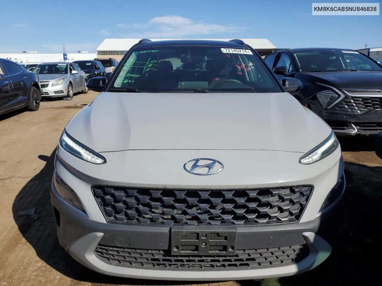 KM8K6CAB5NU846838 2022 Hyundai Kona Sel