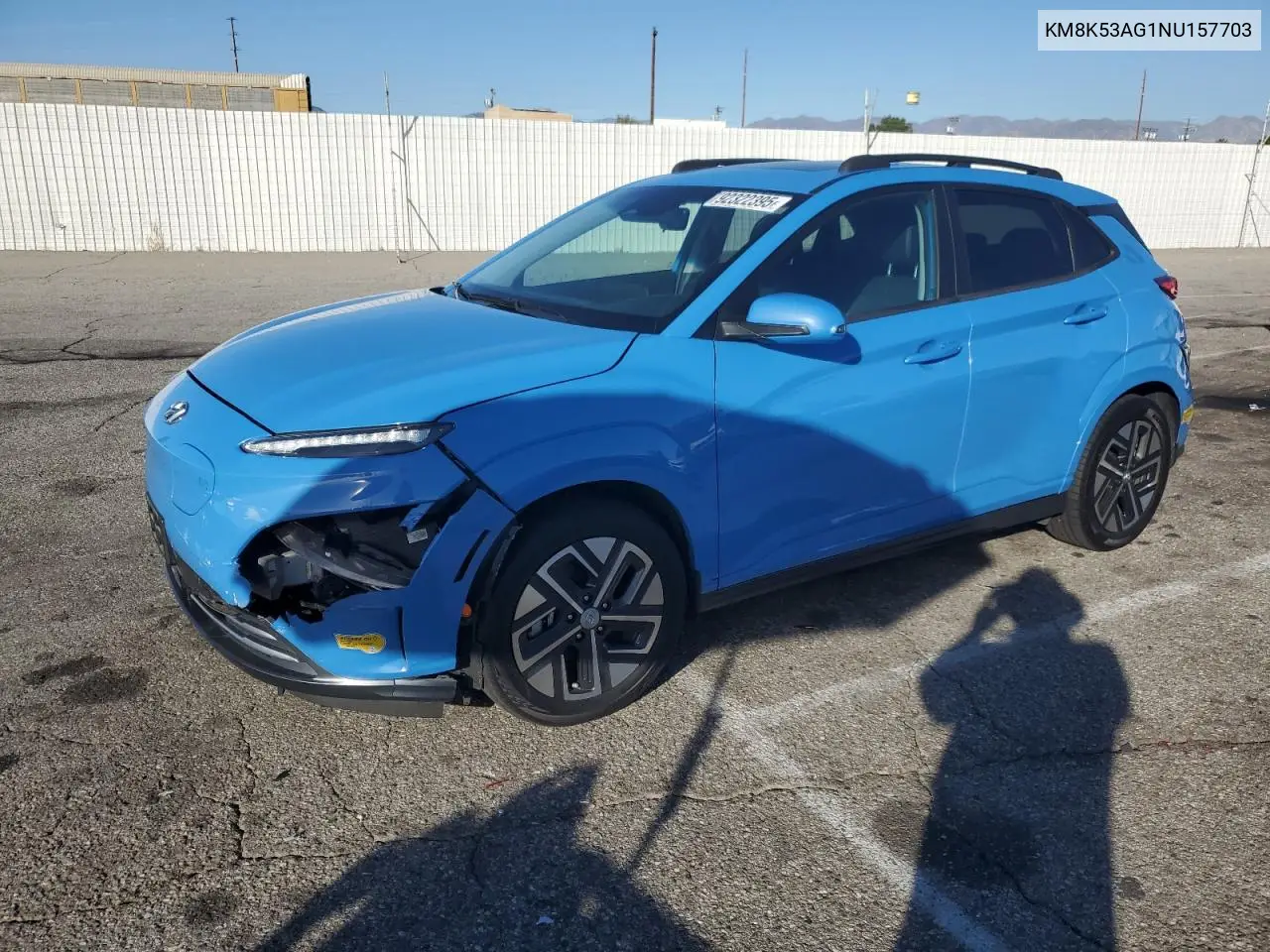KM8K53AG1NU157703 2022 Hyundai Kona Limited