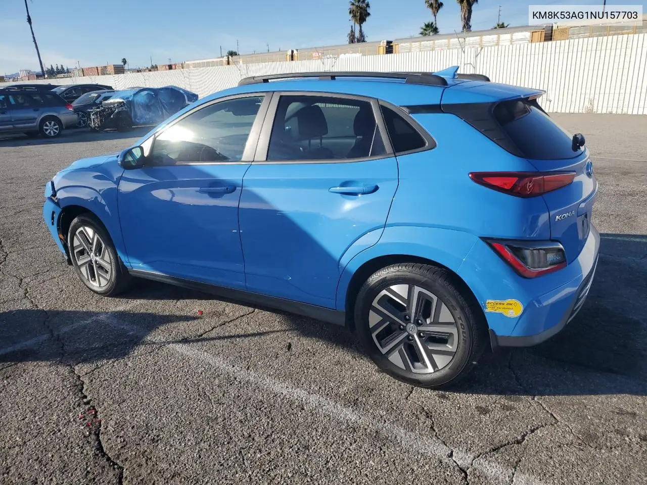 KM8K53AG1NU157703 2022 Hyundai Kona Limited