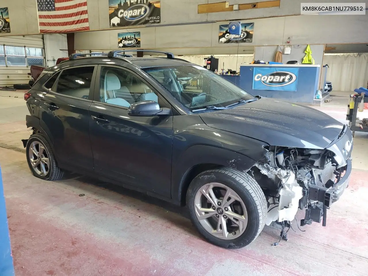 KM8K6CAB1NU779512 2022 Hyundai Kona Sel