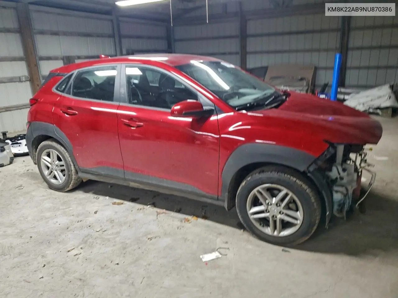 KM8K22AB9NU870386 2022 Hyundai Kona Sel