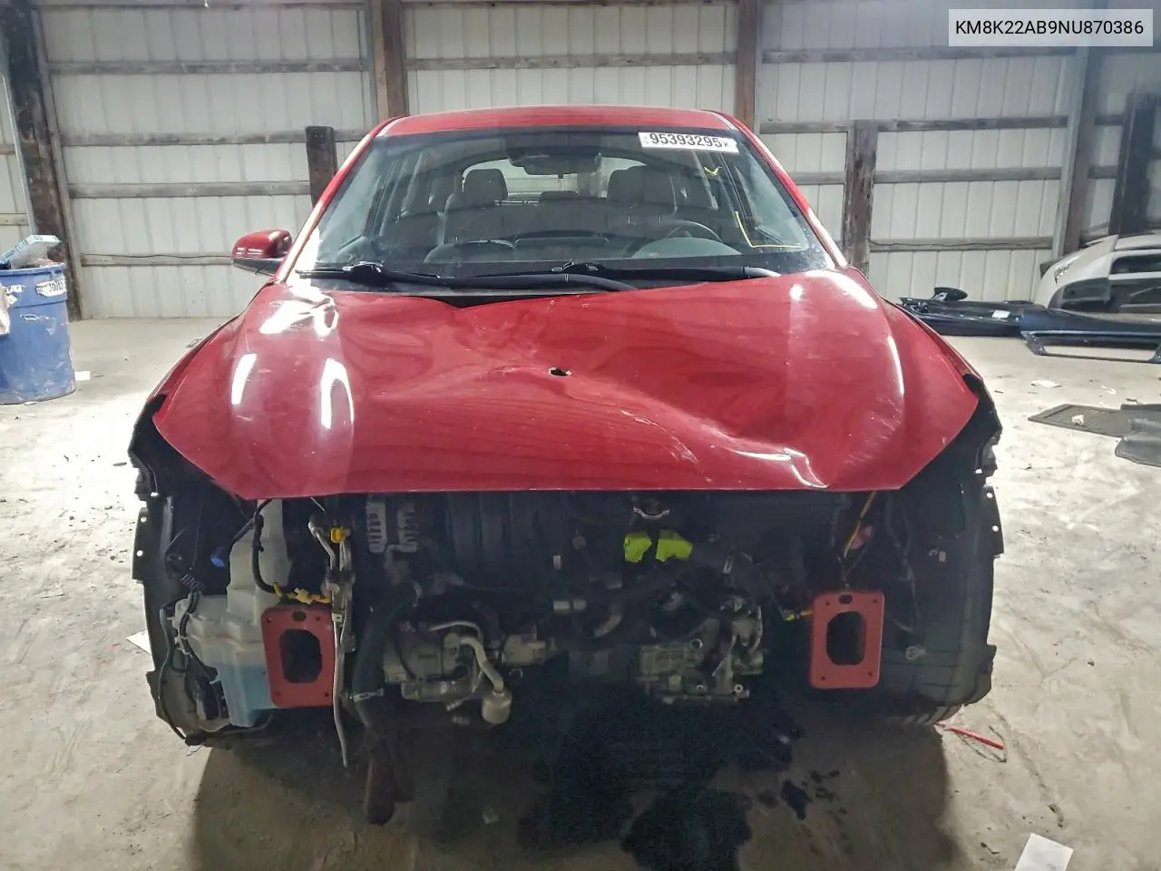 KM8K22AB9NU870386 2022 Hyundai Kona Sel
