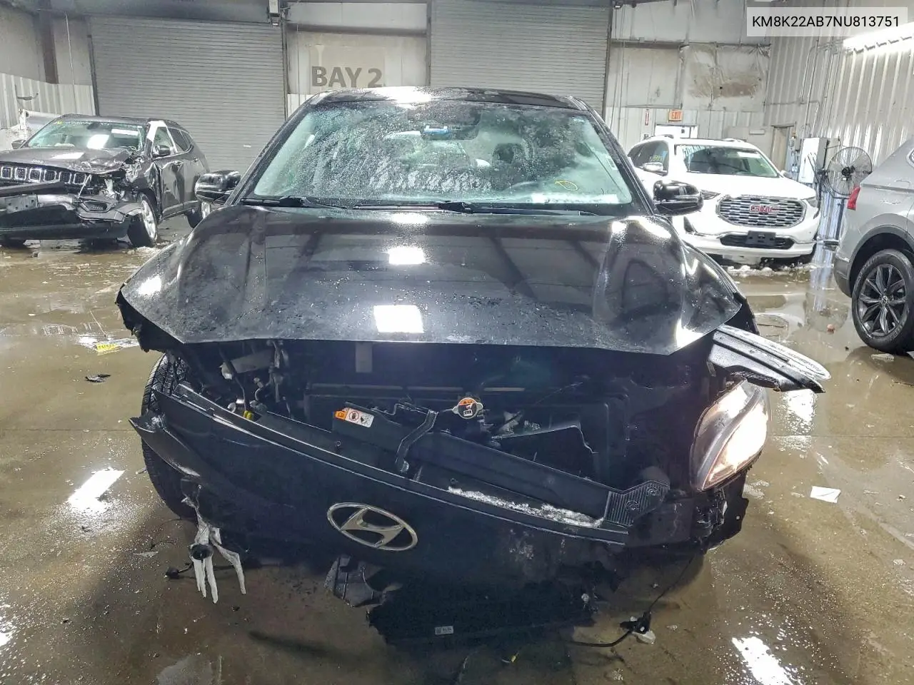 KM8K22AB7NU813751 2022 Hyundai Kona Sel
