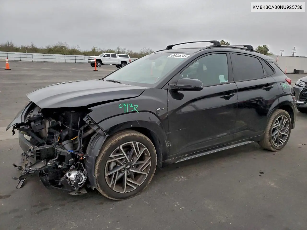 KM8K3CA30NU925738 2022 Hyundai Kona N Line