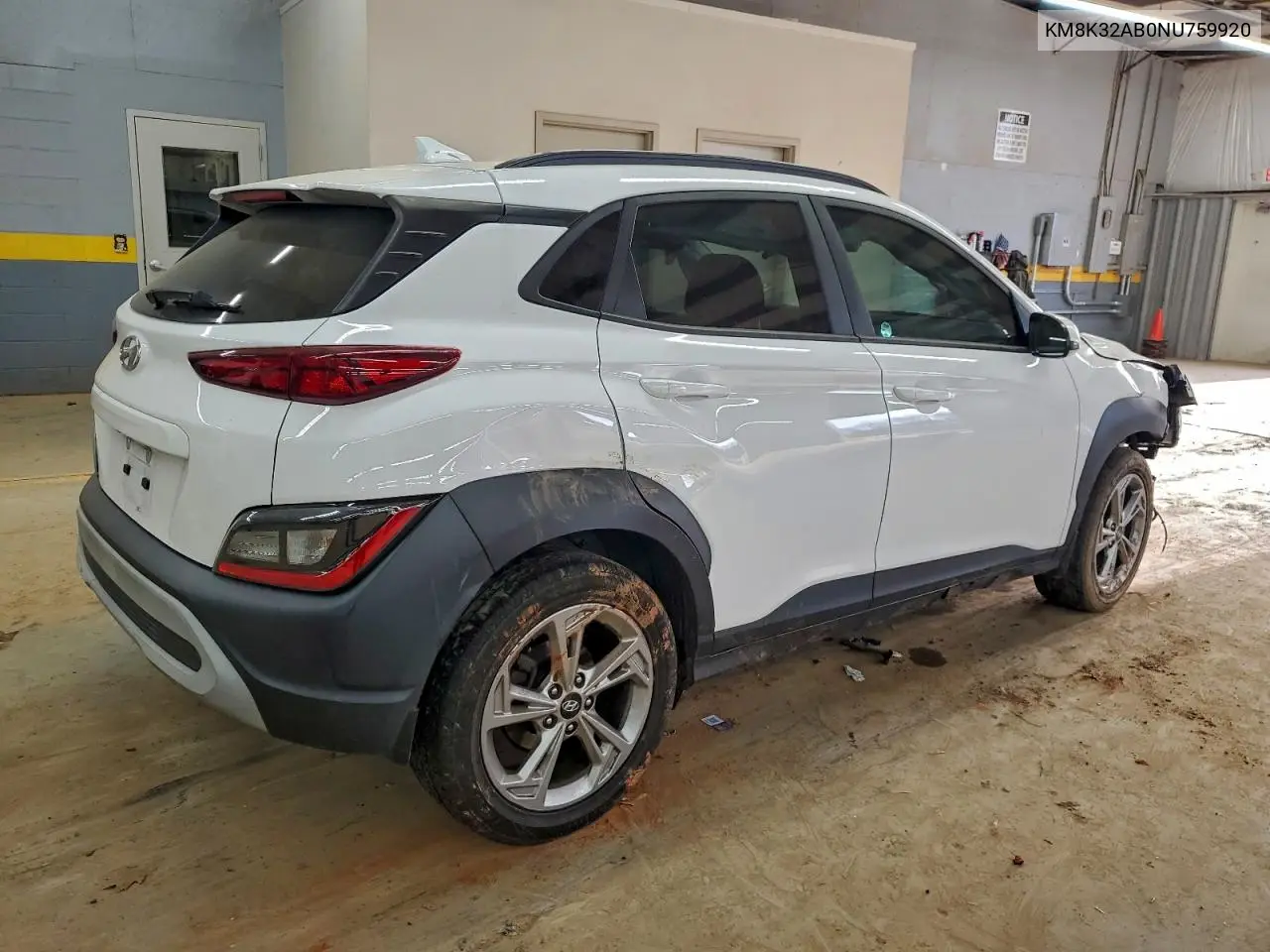 KM8K32AB0NU759920 2022 Hyundai Kona Sel