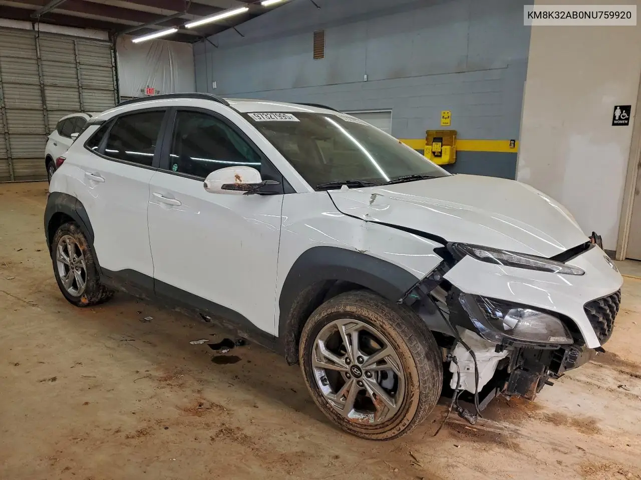 KM8K32AB0NU759920 2022 Hyundai Kona Sel