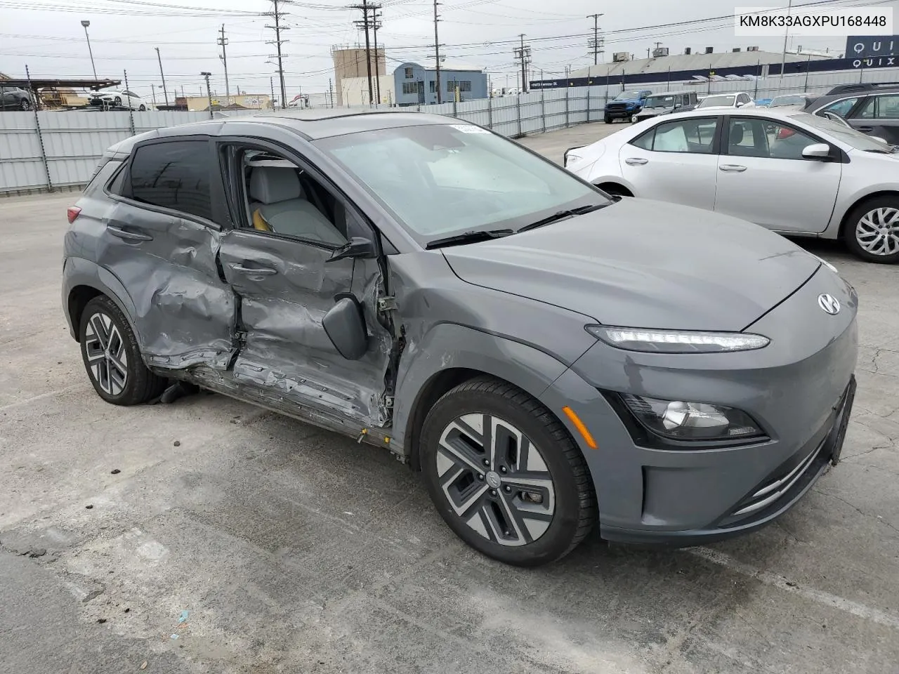 2023 Hyundai Kona Sel VIN: KM8K33AGXPU168448 Lot: 55027664