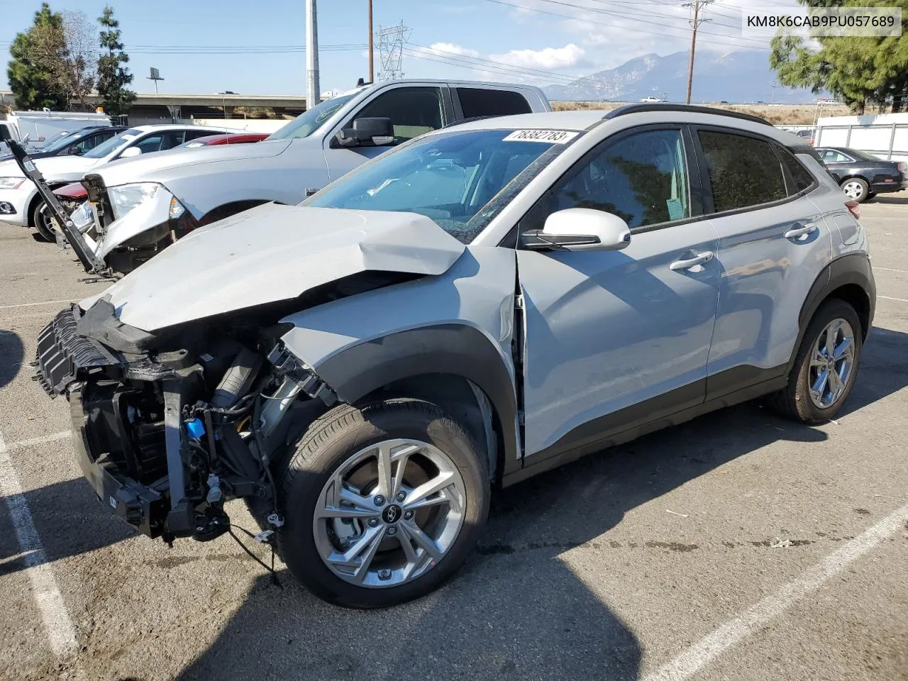 2023 Hyundai Kona Sel VIN: KM8K6CAB9PU057689 Lot: 78382783