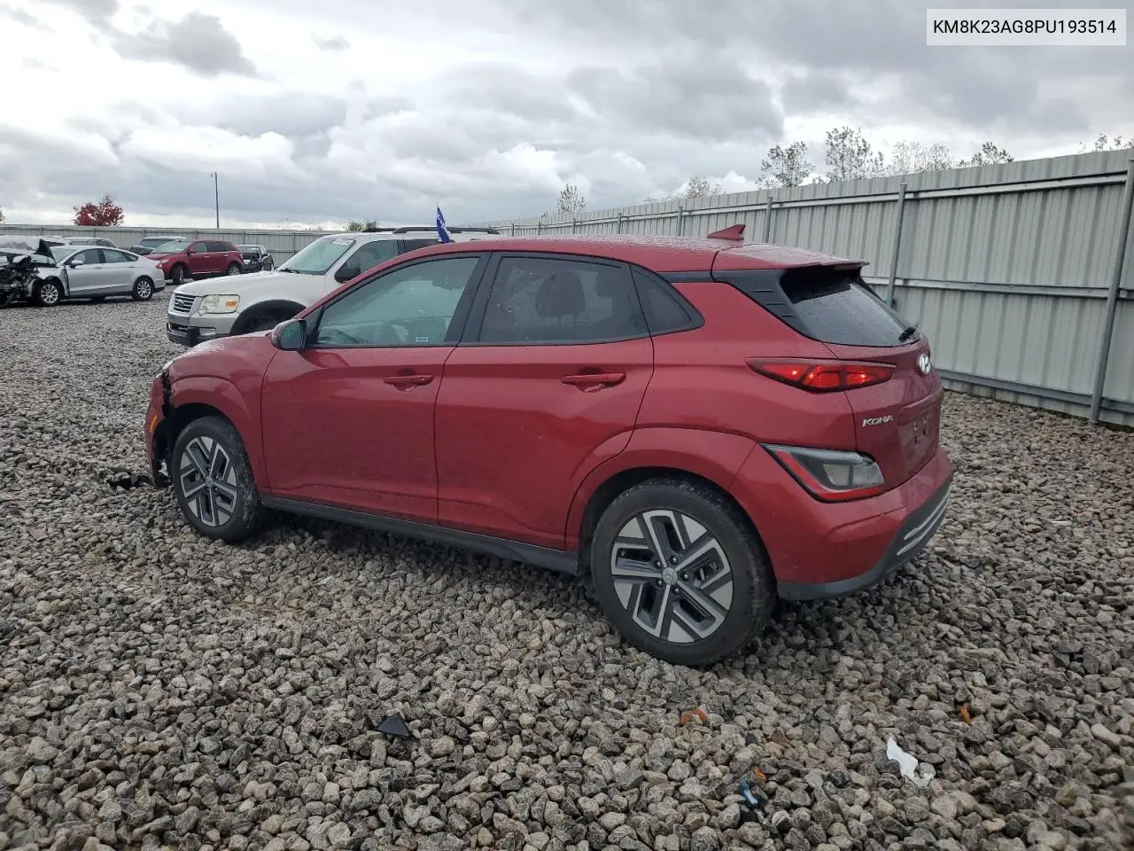 KM8K23AG8PU193514 2023 Hyundai Kona Se