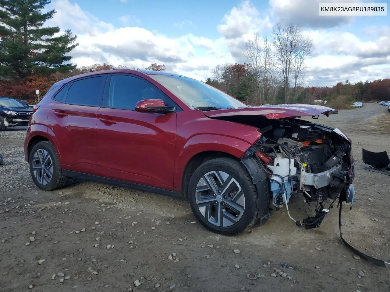 KM8K23AG8PU189835 2023 Hyundai Kona Se