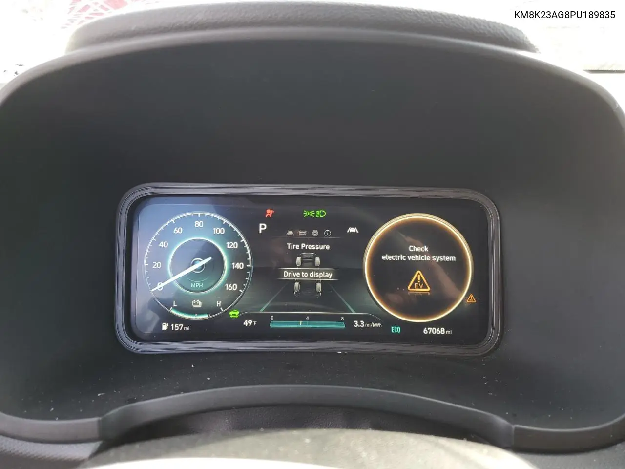 KM8K23AG8PU189835 2023 Hyundai Kona Se