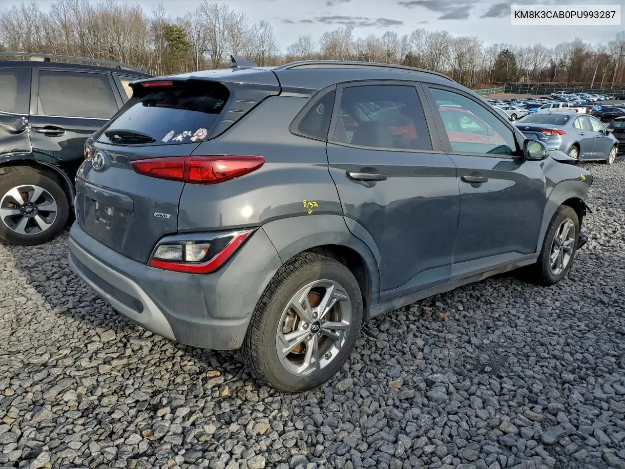 KM8K3CAB0PU993287 2023 Hyundai Kona Sel
