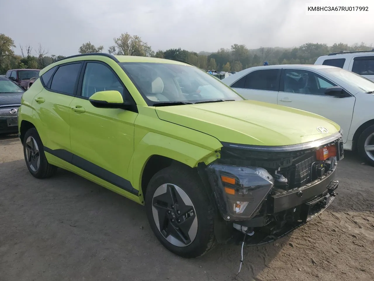 2024 Hyundai Kona Sel VIN: KM8HC3A67RU017992 Lot: 72246164