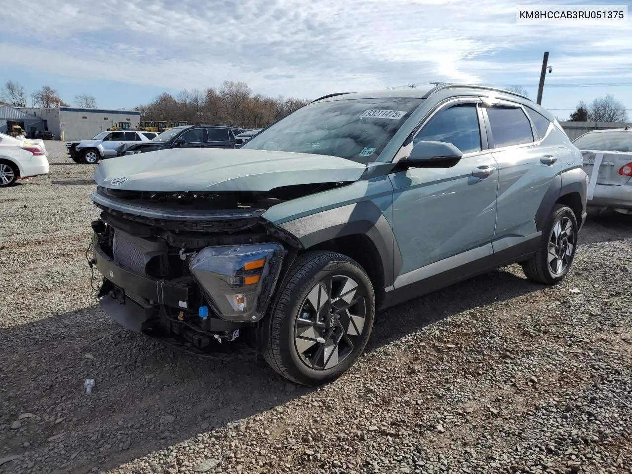 KM8HCCAB3RU051375 2024 Hyundai Kona Sel