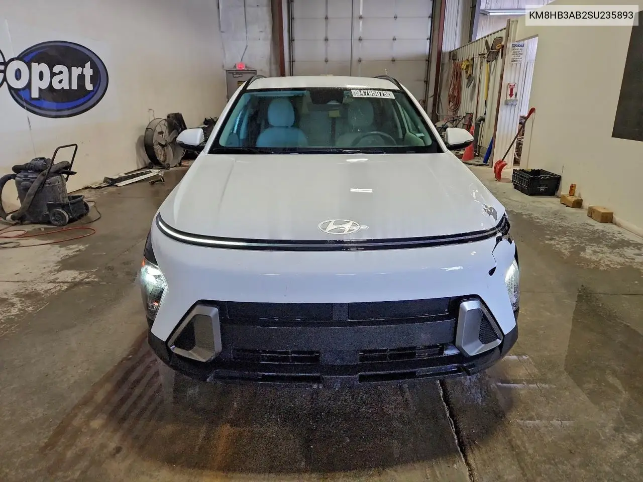 KM8HB3AB2SU235893 2025 Hyundai Kona Sel