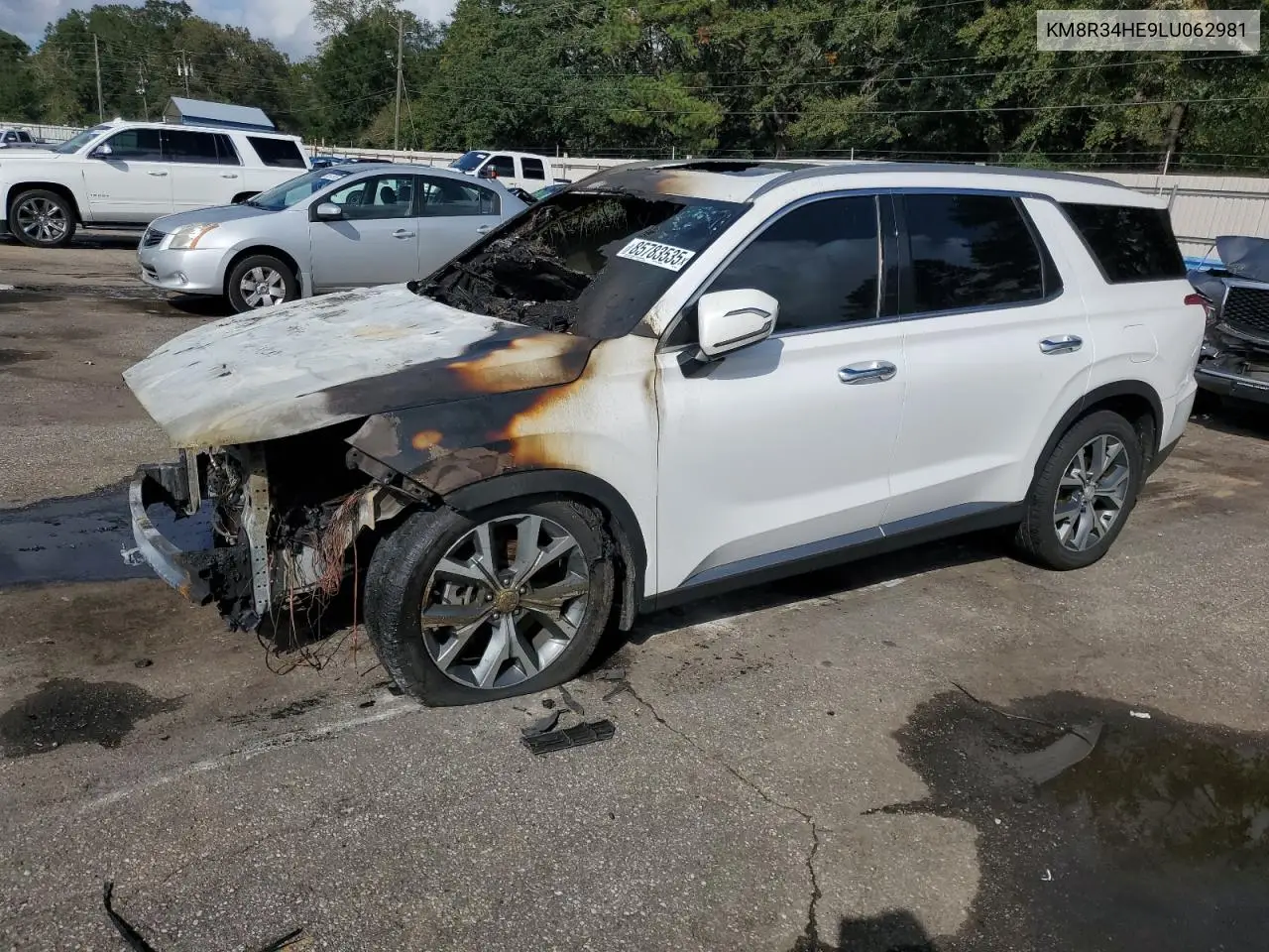 KM8R34HE9LU062981 2020 Hyundai Palisade Sel