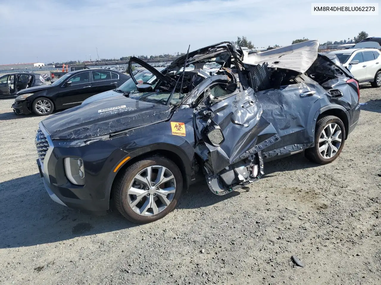 KM8R4DHE8LU062273 2020 Hyundai Palisade Sel