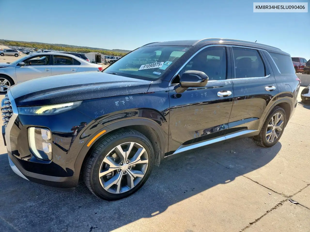 KM8R34HE5LU090406 2020 Hyundai Palisade Sel