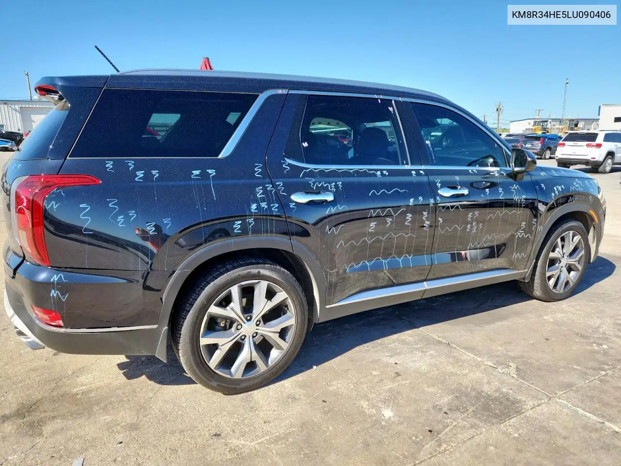 KM8R34HE5LU090406 2020 Hyundai Palisade Sel