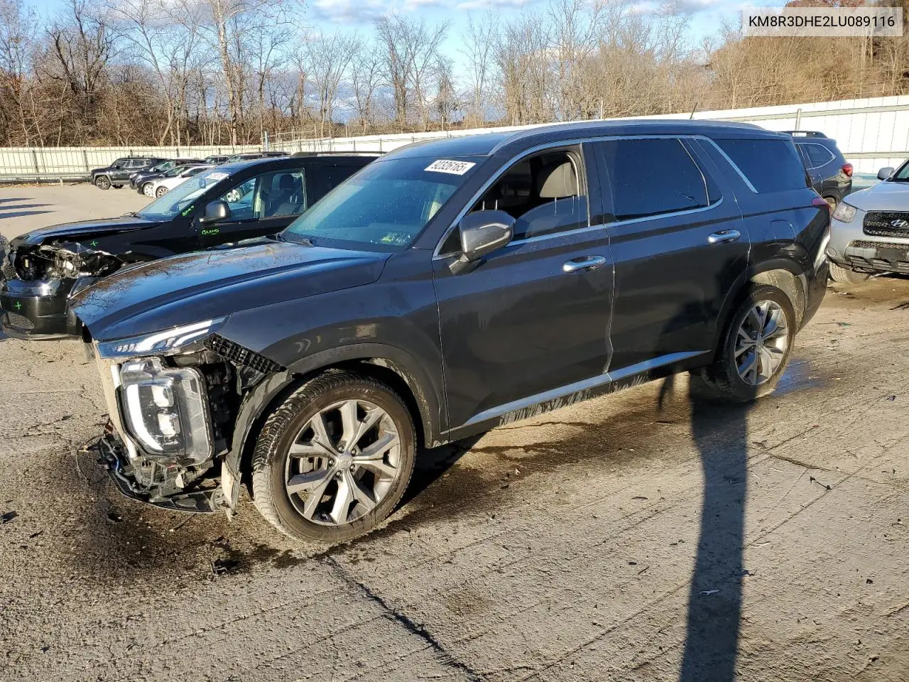 KM8R3DHE2LU089116 2020 Hyundai Palisade Sel