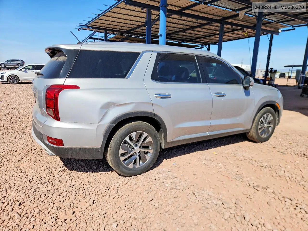KM8R24HE1MU306370 2021 Hyundai Palisade Sel