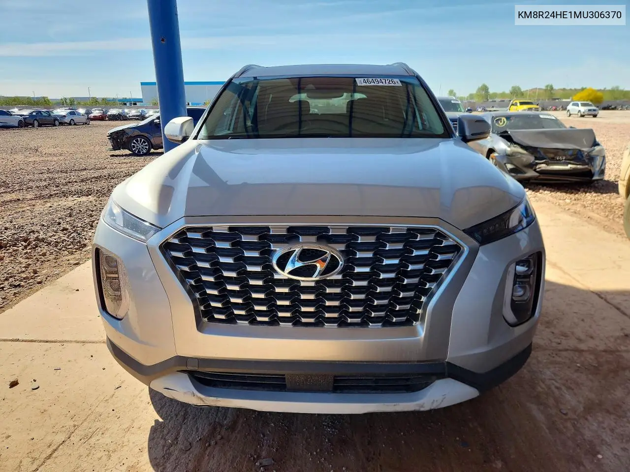KM8R24HE1MU306370 2021 Hyundai Palisade Sel