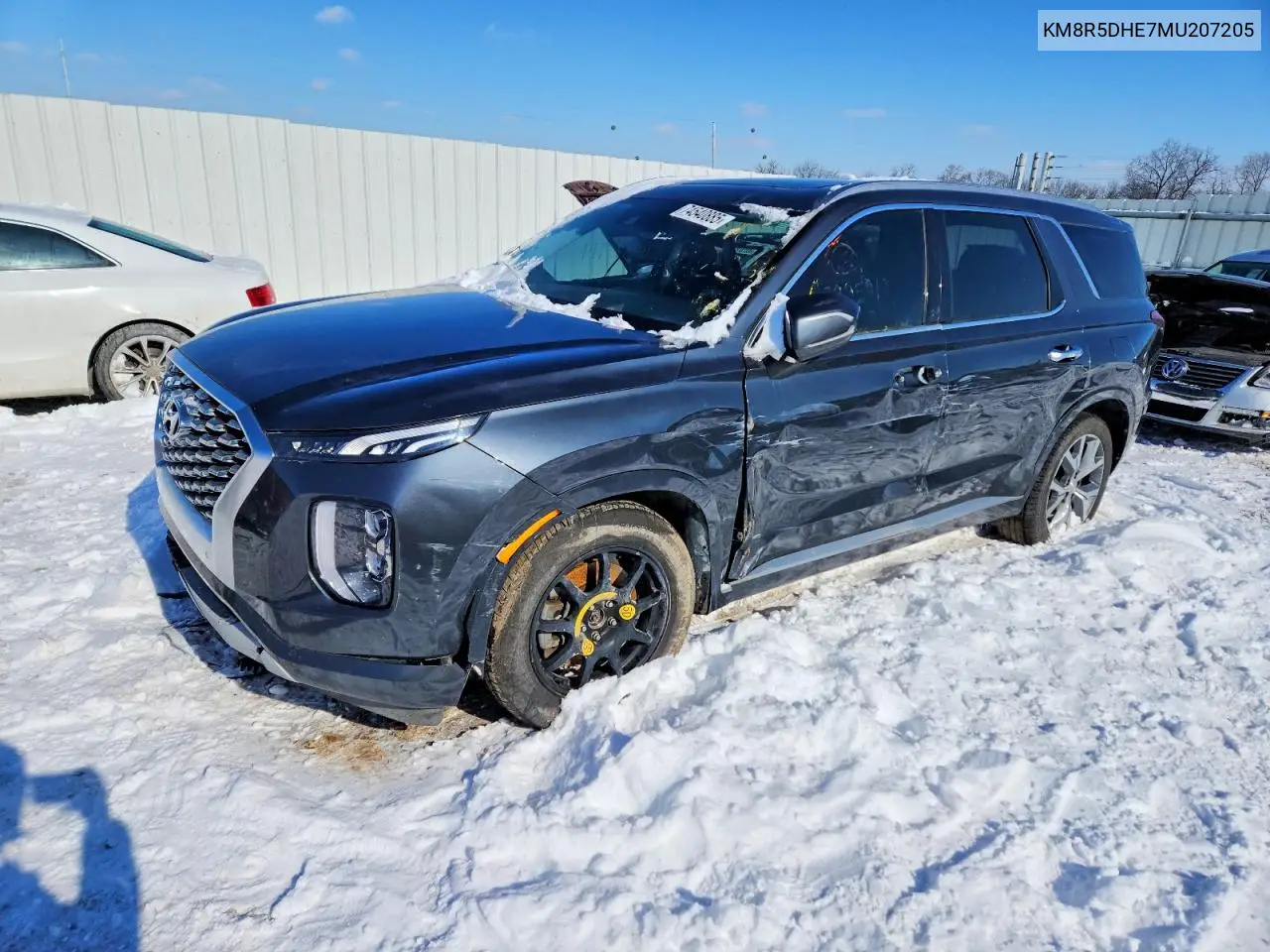 KM8R5DHE7MU207205 2021 Hyundai Palisade