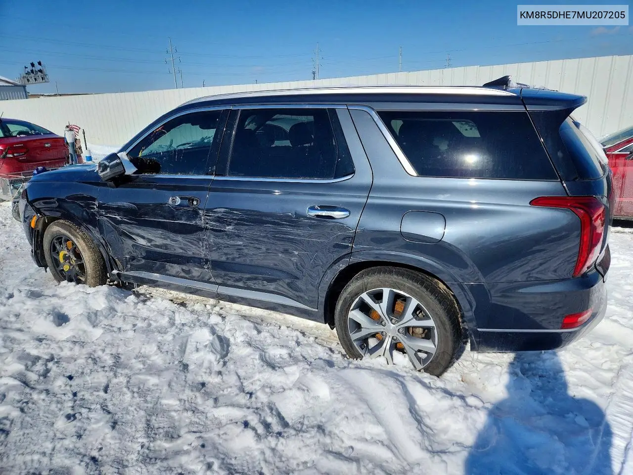KM8R5DHE7MU207205 2021 Hyundai Palisade